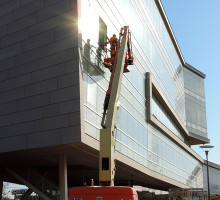 Photo of Window Replacement on Syracuse Center of Excellence South Facade