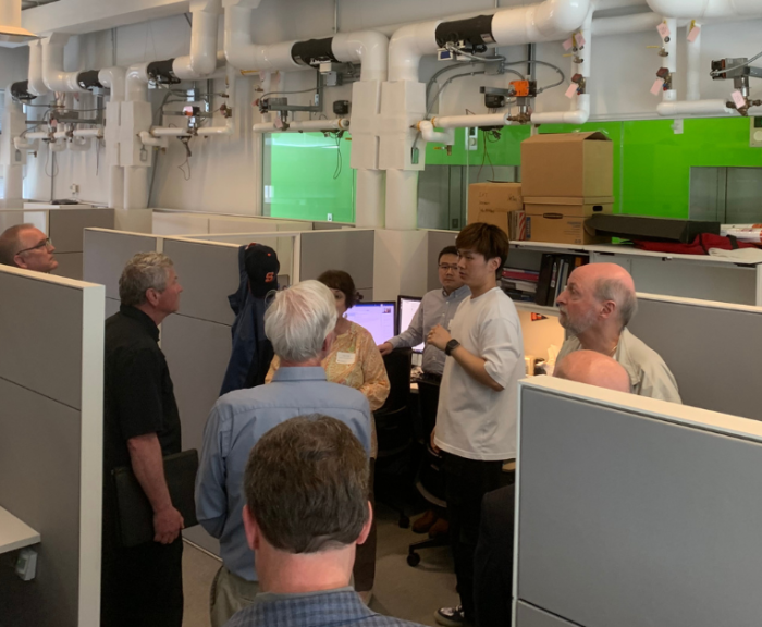 Partner Program members tour the labs at SyracuseCoE.